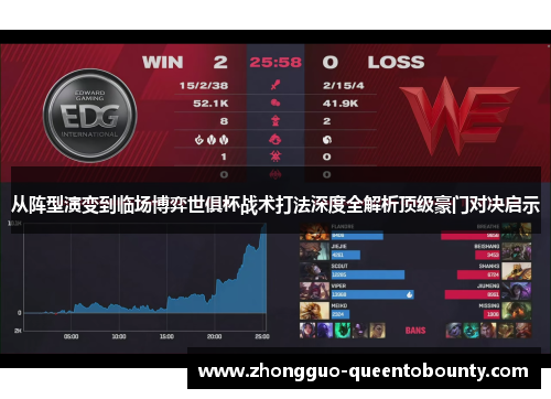 从阵型演变到临场博弈世俱杯战术打法深度全解析顶级豪门对决启示